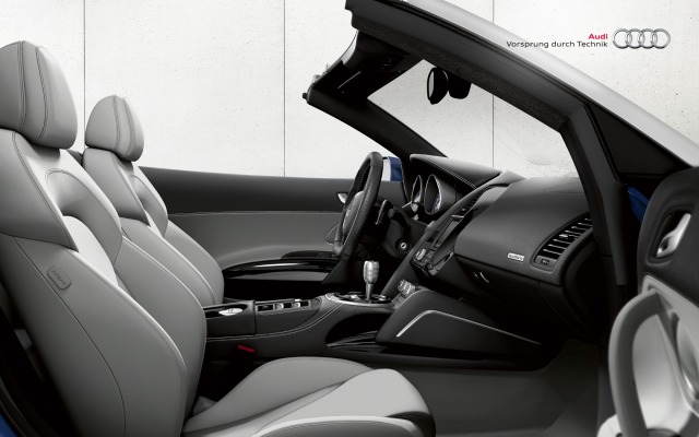 Audi R8 Spyder 2013. Desktop wallpaper