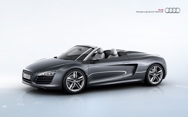 Audi R8 Spyder 2013. Desktop wallpaper