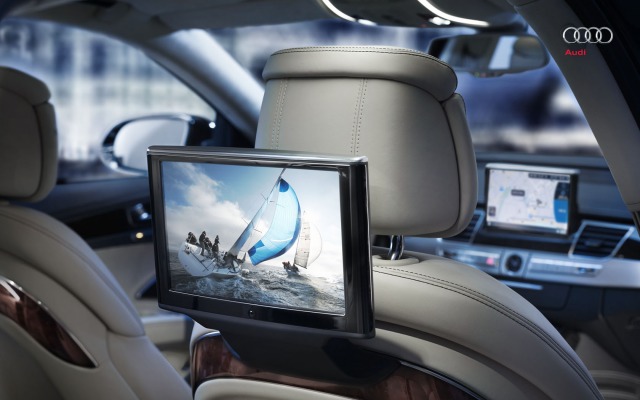 Audi A8 L 2013. Desktop wallpaper