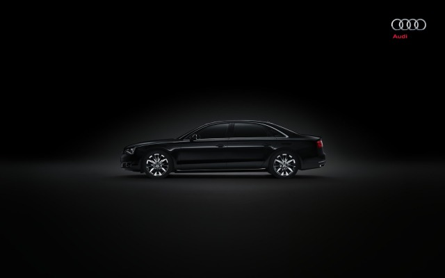 Audi A8 L 2013. Desktop wallpaper