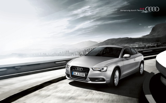 Audi A5 Coupe 2013. Desktop wallpaper