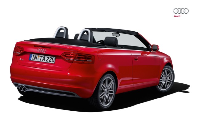 Audi A3 Cabriolet 2013. Desktop wallpaper