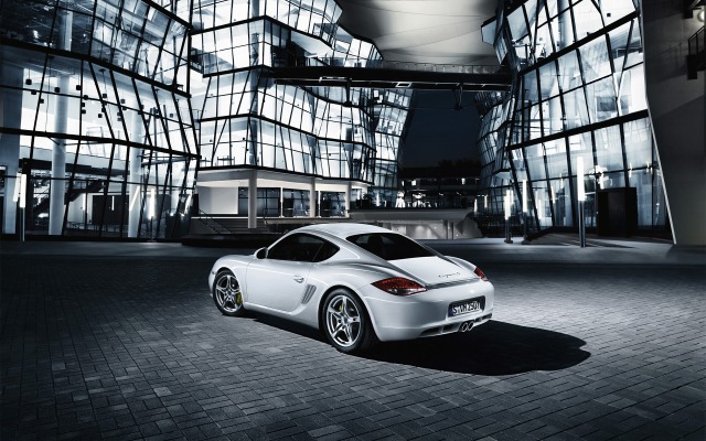 Porsche Cayman S 2012. Desktop wallpaper