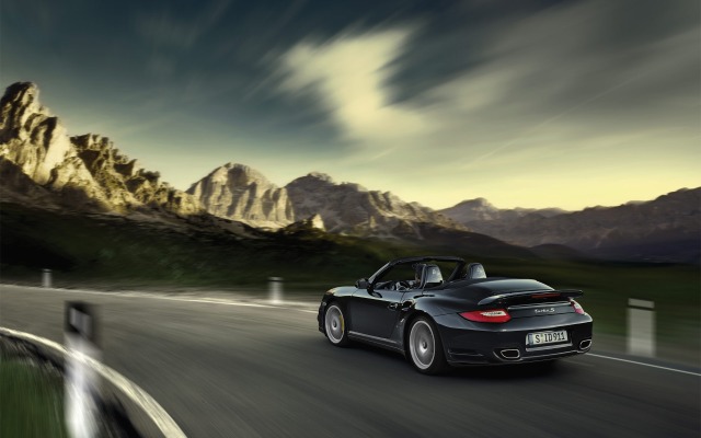 Porsche 911 Turbo S Cabriolet 2012. Desktop wallpaper
