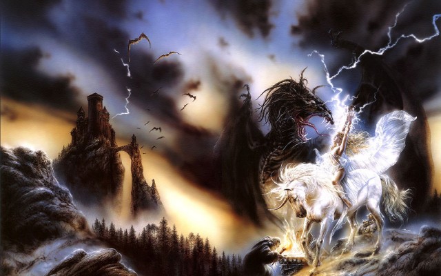 Luis Royo - Malefic - Memory in White. Desktop wallpaper