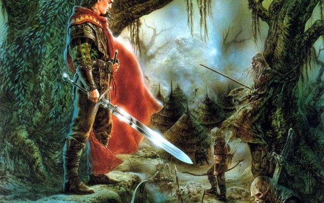 Luis Royo - Secrets - Search for the Lost Heroes. Desktop wallpaper