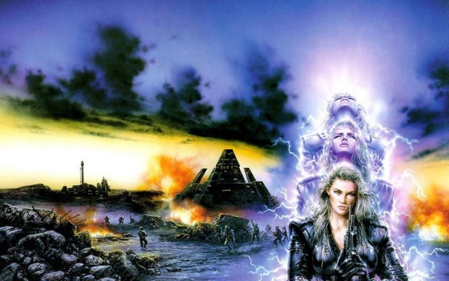 Luis Royo - Malefic - Spirit of Dorsai. Desktop wallpaper