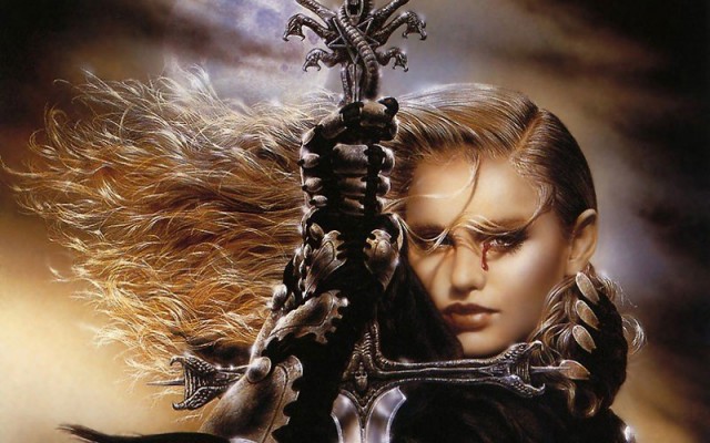 Luis Royo - Malefic - Nine Tongues and One Ear. Desktop wallpaper