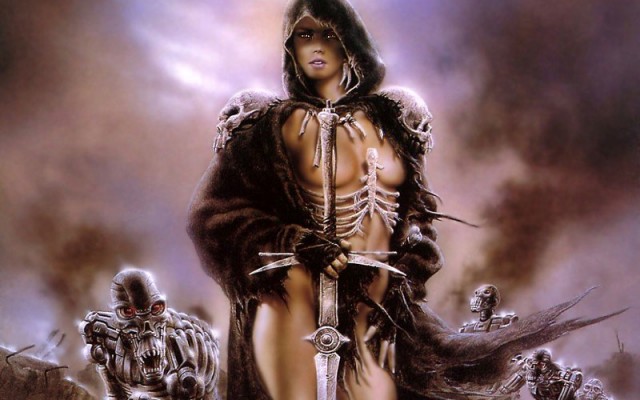 Luis Royo - Malefic - Past-future Fog. Desktop wallpaper