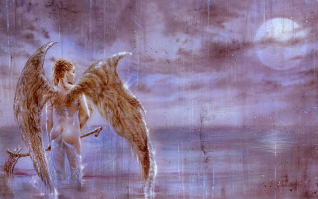 Luis Royo - III Millennium - Angel 4. Desktop wallpaper