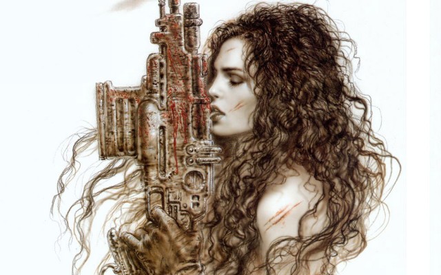 Luis Royo - III Millennium - Sketch 1. Desktop wallpaper
