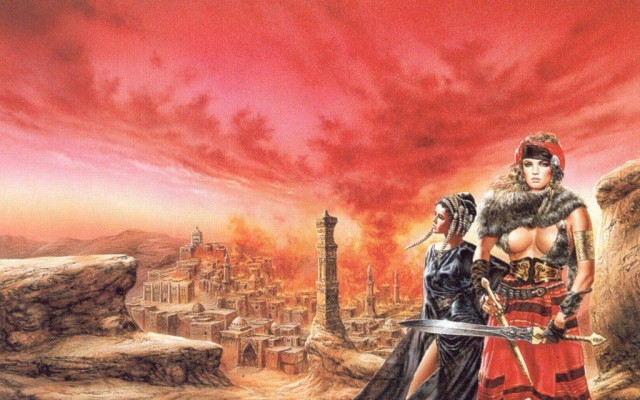 Luis Royo - Women - Silverglass 3. Desktop wallpaper