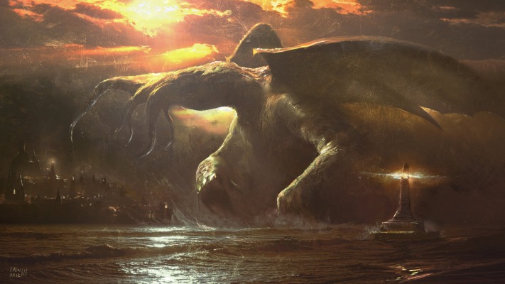 Cthulhu. Desktop wallpaper