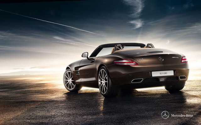 Mercedes-Benz SLS-Class AMG Roadster 2013. Desktop wallpaper