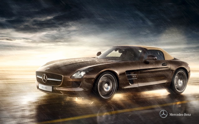 Mercedes-Benz SLS-Class AMG Roadster 2013. Desktop wallpaper