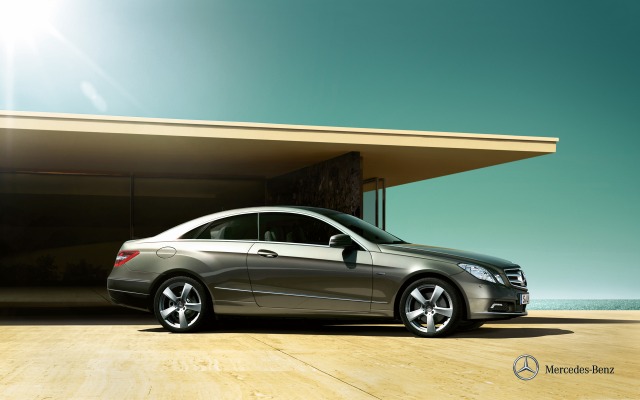 Mercedes-Benz E-Class Coupe 2013. Desktop wallpaper