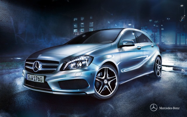 Mercedes-Benz A-Class 2013. Desktop wallpaper