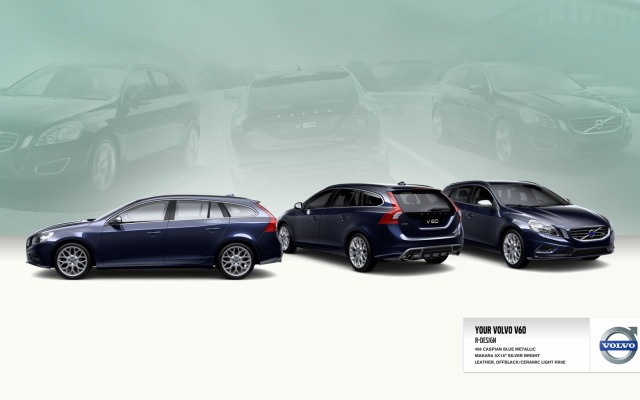 Volvo V60 2012. Desktop wallpaper