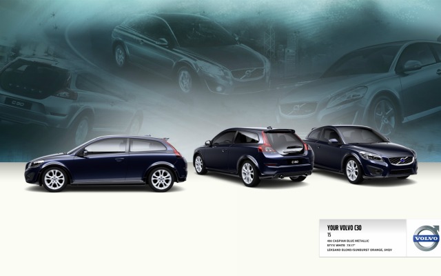 Volvo C30 2012. Desktop wallpaper