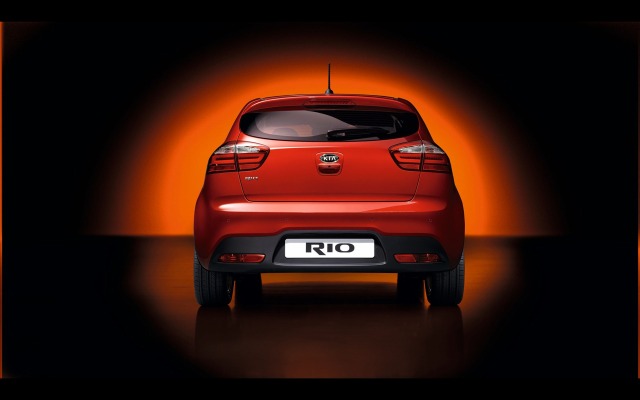 Kia Rio 3-door 2012. Desktop wallpaper