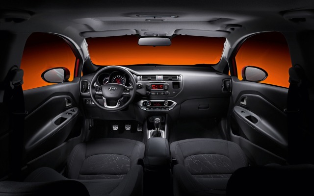 Kia Rio 3-door 2012. Desktop wallpaper