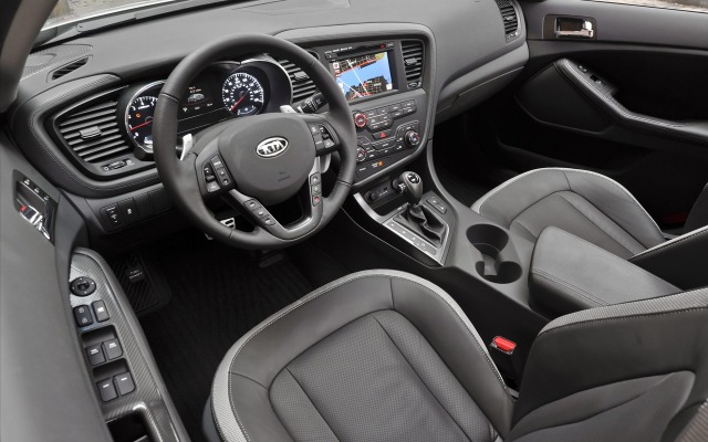 Kia Optima Hybrid 2011. Desktop wallpaper