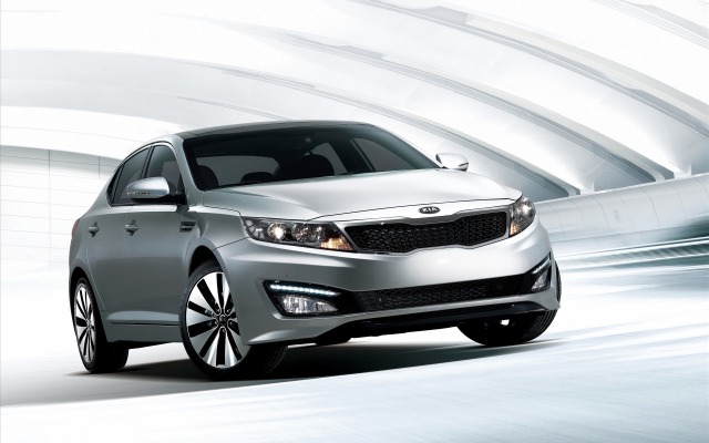Kia Optima 2011. Desktop wallpaper