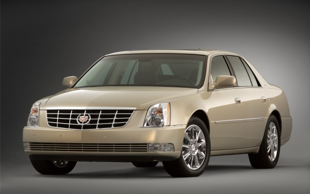 Cadillac DTS 2009. Desktop wallpaper