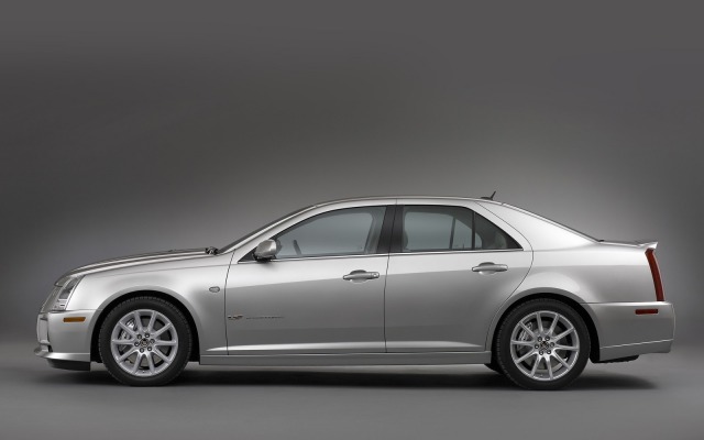 Cadillac STS-V. Desktop wallpaper