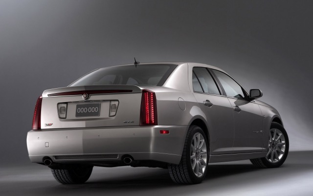 Cadillac STS-V. Desktop wallpaper