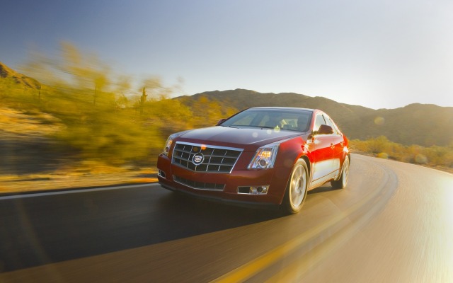 Cadillac CTS 2008. Desktop wallpaper