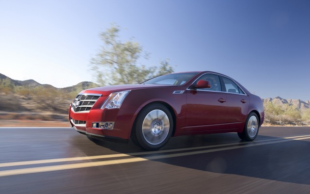 Cadillac CTS 2008. Desktop wallpaper