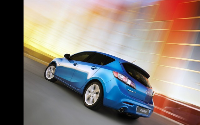 Mazda 3 5 Door Hatchback 2010. Desktop wallpaper