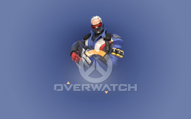 Soldier: 76. Desktop wallpaper