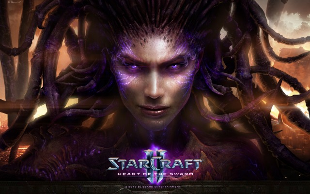 StarCraft 2: Heart of the Swarm. Desktop wallpaper