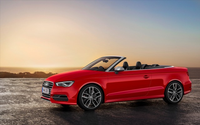 Audi S3 Cabriolet 2015. Desktop wallpaper