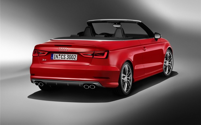 Audi S3 Cabriolet 2015. Desktop wallpaper