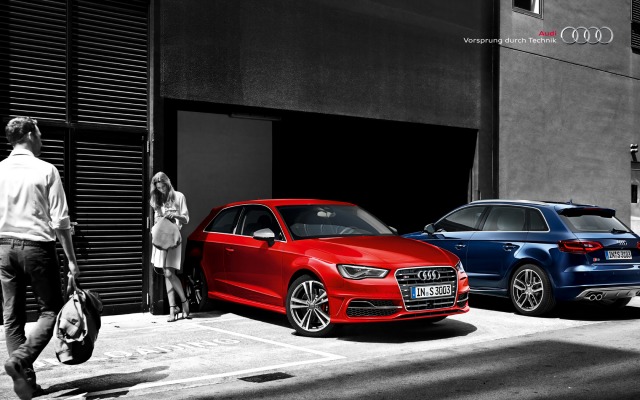 Audi S3 Sportback 2015. Desktop wallpaper
