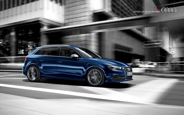 Audi S3 Sportback 2015. Desktop wallpaper