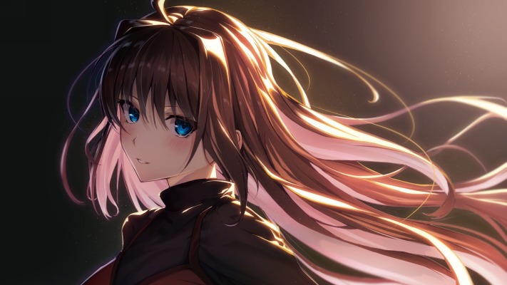 Aozaki Aoko. Desktop wallpaper