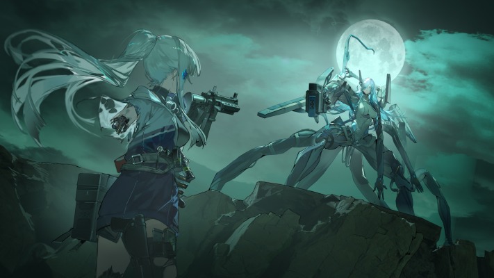 HK416. Desktop wallpaper