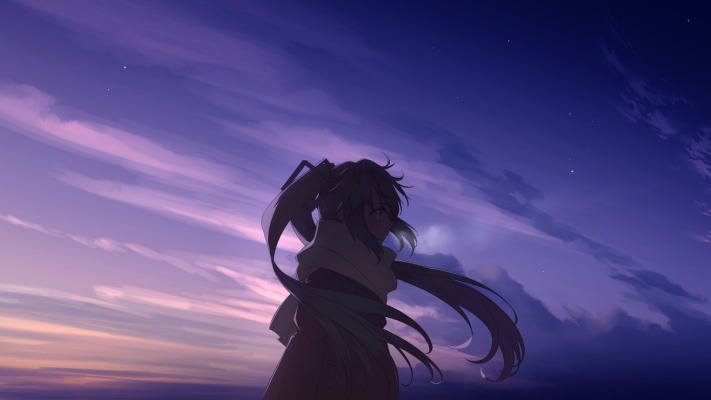 Hatsune Miku. Desktop wallpaper