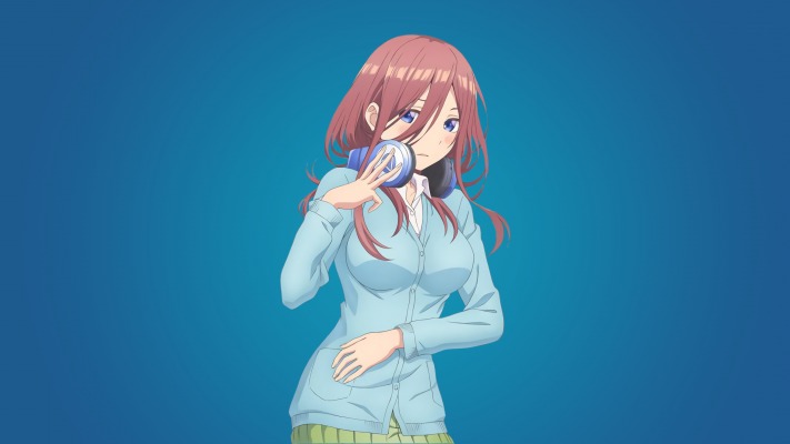 Miku Nakano. Desktop wallpaper