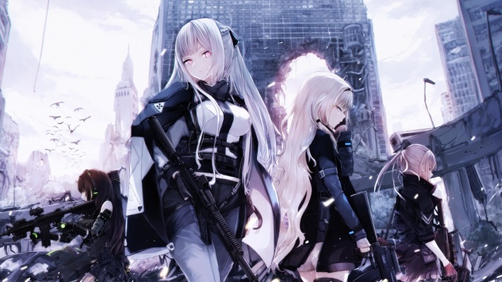 Girls Frontline. Desktop wallpaper