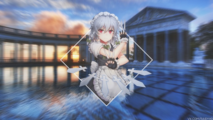 Izayoi Sakuya. Desktop wallpaper