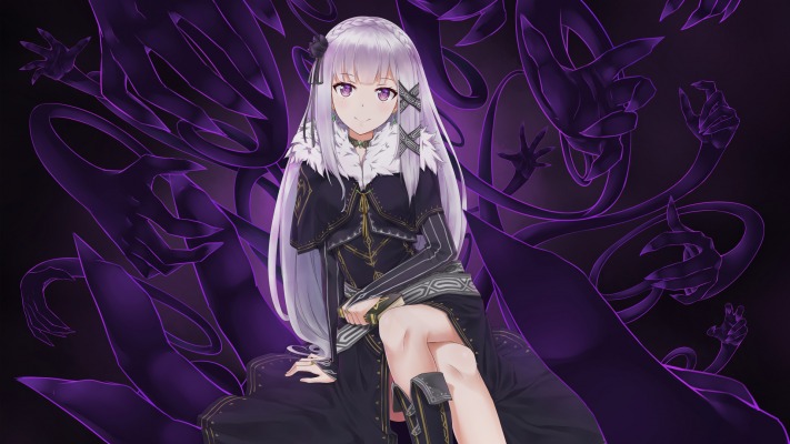 Emilia. Desktop wallpaper