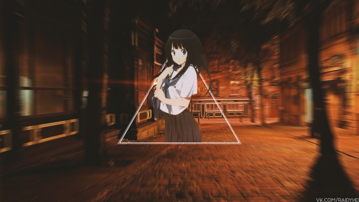 Chitanda Eru. Desktop wallpaper