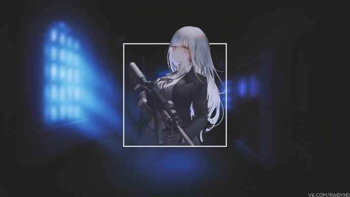 HK416. Desktop wallpaper