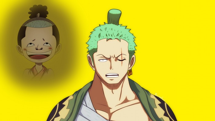 Roronoa Zoro & Momonosuke Kozuki. Desktop wallpaper