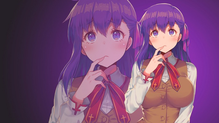 Sakura Matou. Desktop wallpaper
